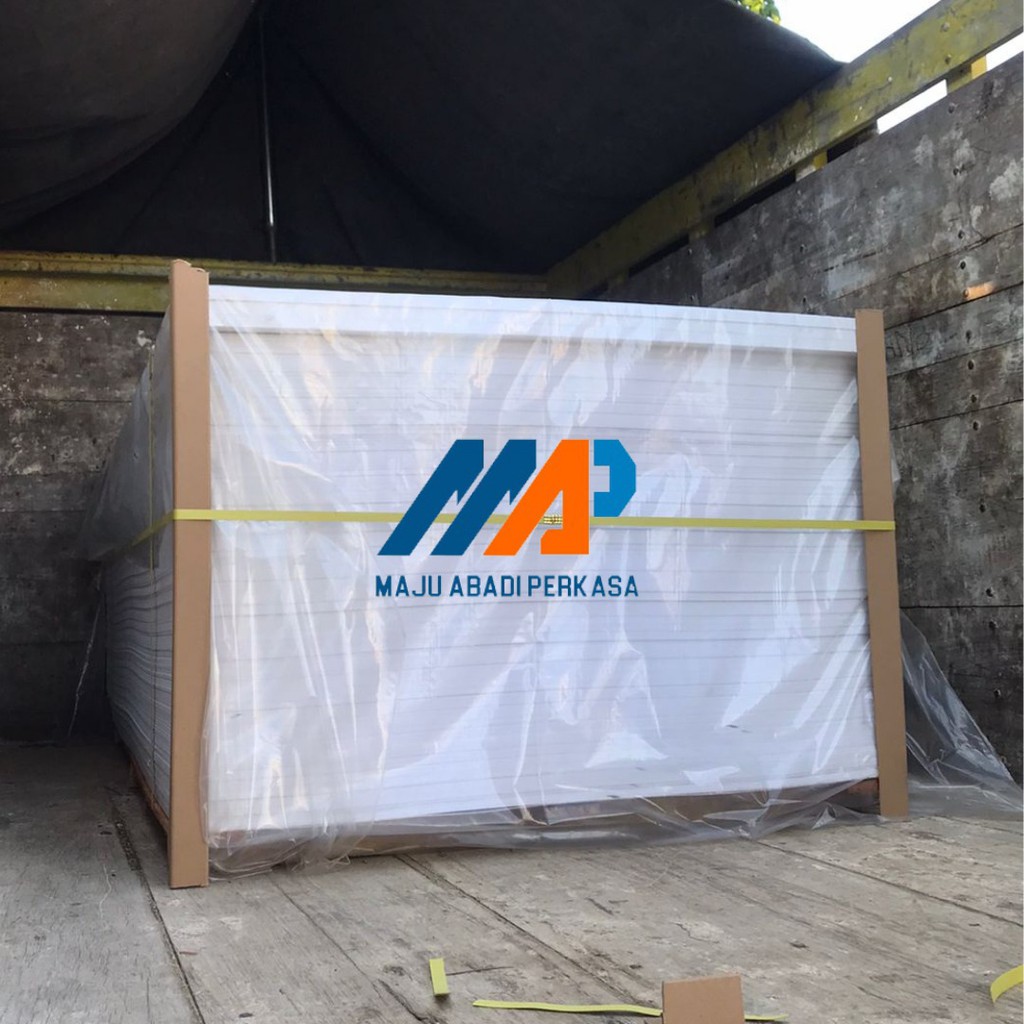 PVC Foam Board Putih ukuran 122 x 244 cm berbagai ketebalan untuk furniture, interior dan advertising