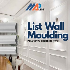 List Wall Moulding berbagai model LP-01 hingga LP-06 panjang 290 cm untuk dekorasi dinding dan plafon